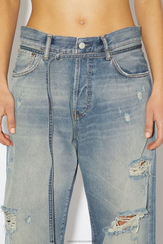 Loose fit jeans - 1991 Toj Unisex Mid Blue Acne Studios R66LJ404 Apparel