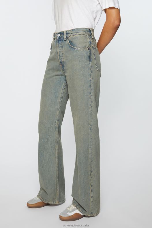 Loose fit jeans - 2021F Blue/Beige Acne Studios R66LJ223 Apparel