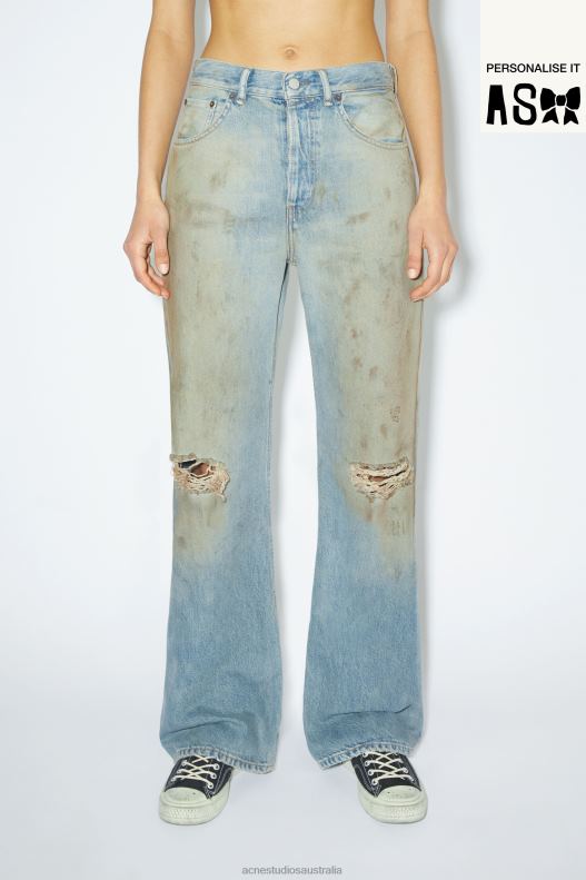 Loose fit jeans - 2021F Mid Blue Acne Studios R66LJ229 Apparel