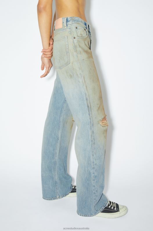 Loose fit jeans - 2021F Mid Blue Acne Studios R66LJ229 Apparel