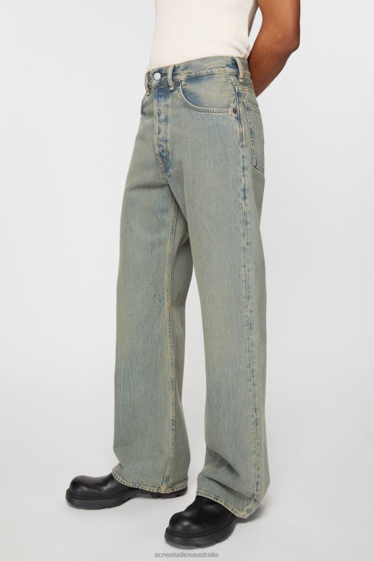 Loose fit jeans - 2021M Blue/Beige Acne Studios R66LJ1204 Apparel