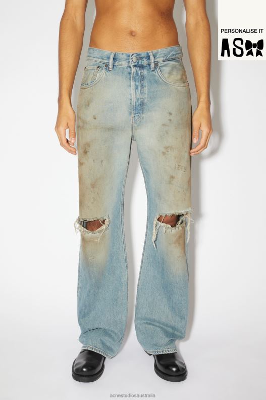 Loose fit jeans - 2021M Mid Blue Acne Studios R66LJ1152 Apparel