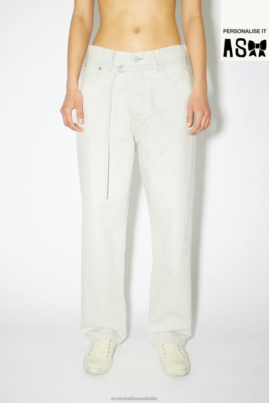 Loose fit jeans -1991 Toj Unisex Ecru Acne Studios R66LJ401 Apparel