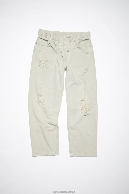 Loose fit jeans -1991 Toj Unisex Grey/Beige Acne Studios R66LJ1153 Apparel