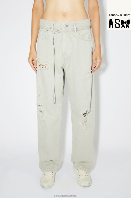 Loose fit jeans -1991 Toj Unisex Grey/Beige Acne Studios R66LJ398 Apparel