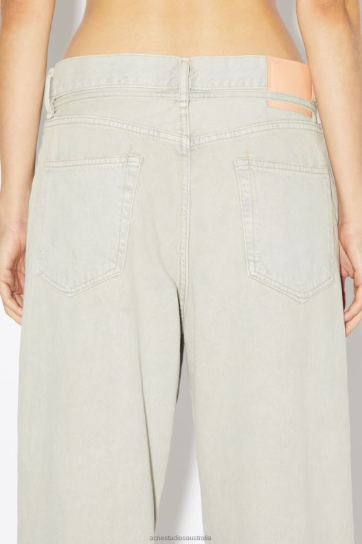 Loose fit jeans -1991 Toj Unisex Grey/Beige Acne Studios R66LJ398 Apparel