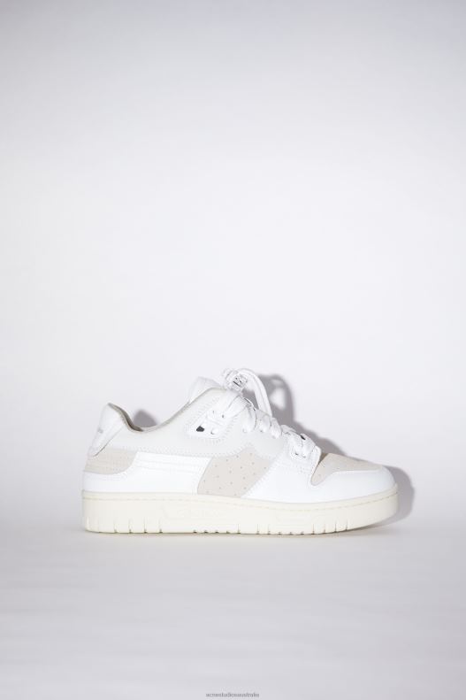 Low top leather sneakers White/Off White Acne Studios R66LJ834 Footwear