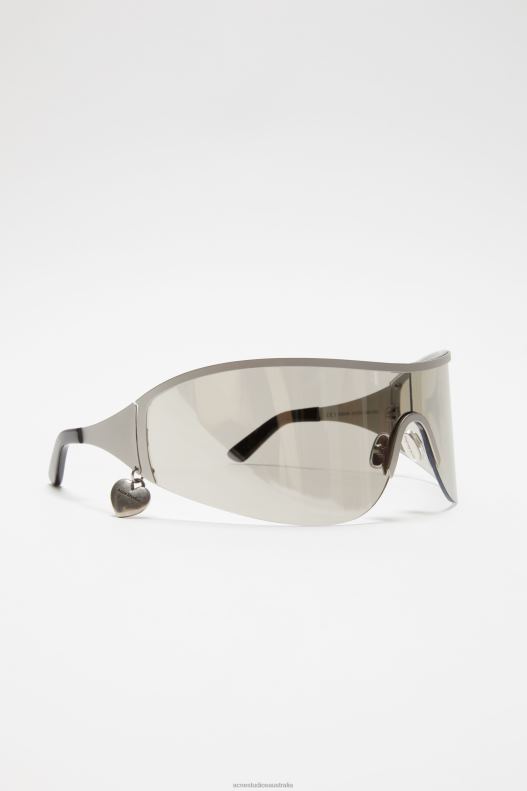 Metal frame sunglasses Silver/Transparent Acne Studios R66LJ671 Accessories