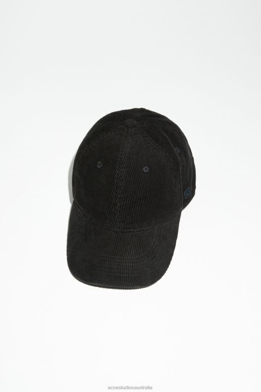 Micro Face patch cap Black Acne Studios R66LJ471 Accessories