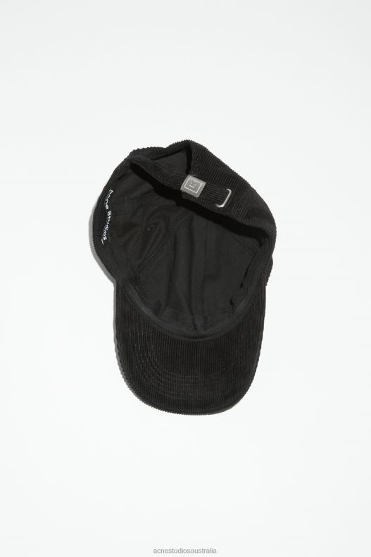 Micro Face patch cap Black Acne Studios R66LJ471 Accessories