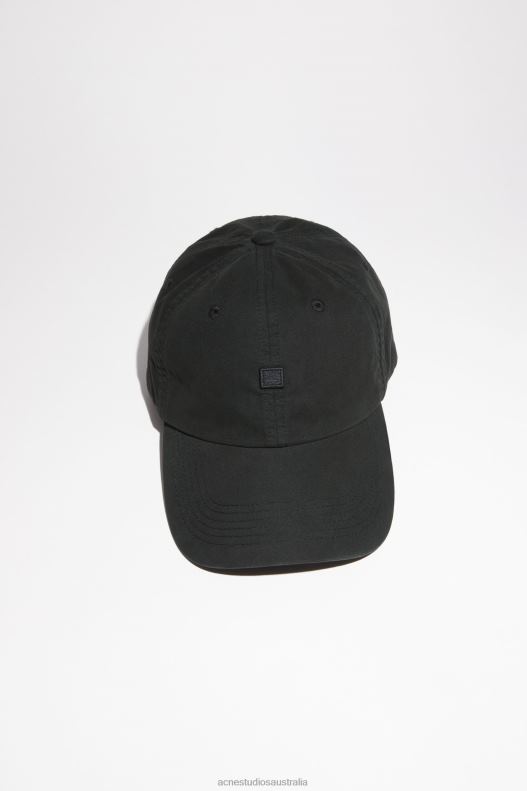 Micro Face patch cap Black Acne Studios R66LJ496 Accessories