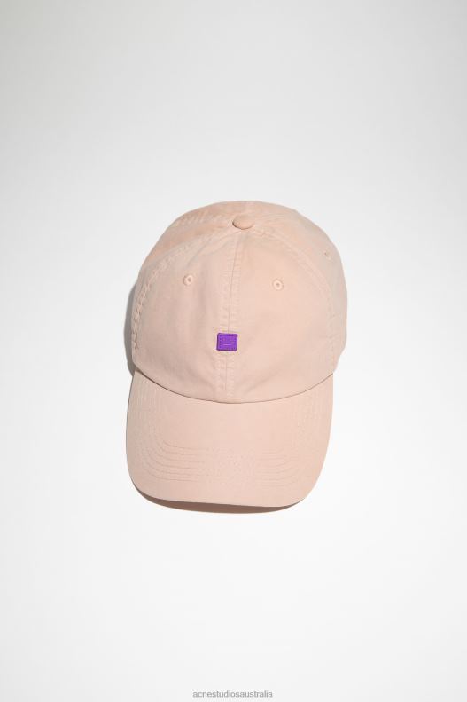 Micro Face patch cap Dusty Beige Acne Studios R66LJ776 Accessories