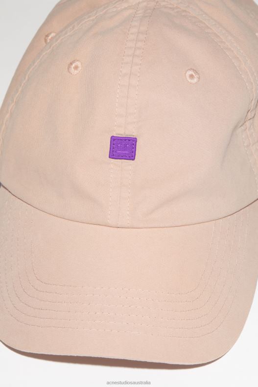 Micro Face patch cap Dusty Beige Acne Studios R66LJ776 Accessories