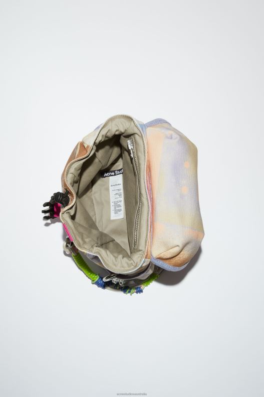 Mini backpack Beige/Multi Acne Studios R66LJ790 Accessories