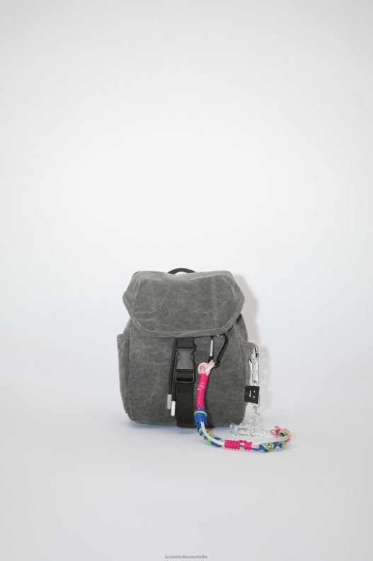 Mini backpack Carbon Grey Acne Studios R66LJ584 Accessories