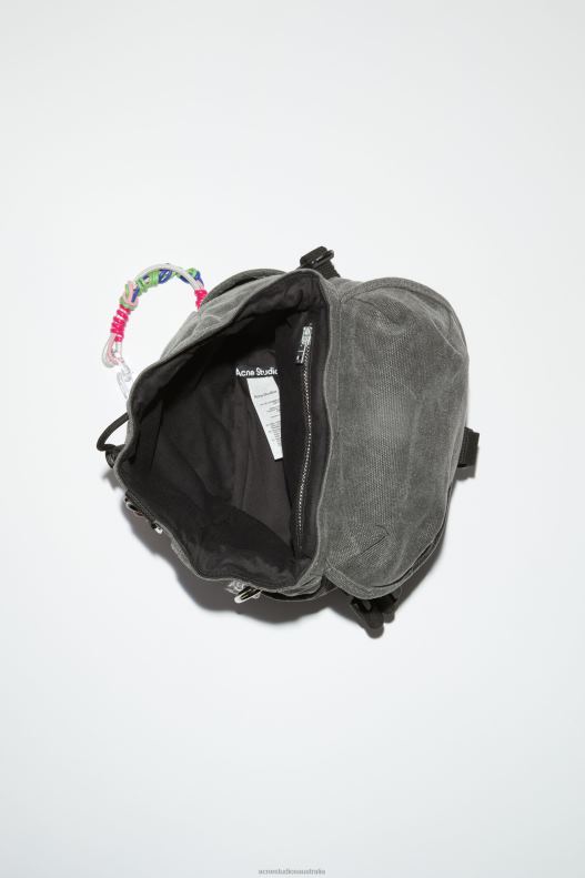 Mini backpack Carbon Grey Acne Studios R66LJ584 Accessories