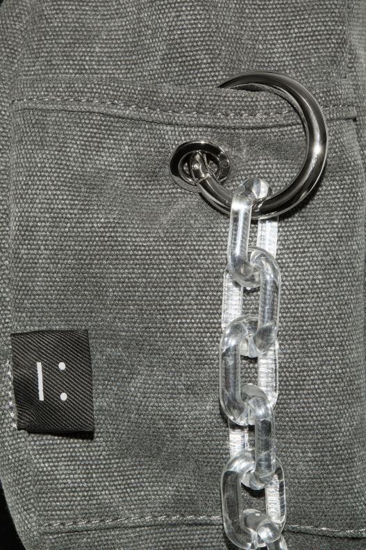 Mini backpack Carbon Grey Acne Studios R66LJ584 Accessories