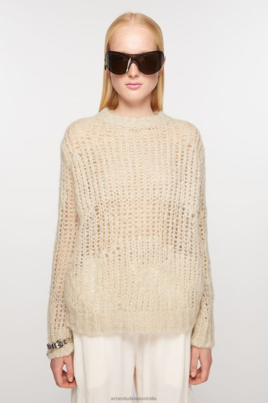 Mohair blend jumper Sand Beige Acne Studios R66LJ69 Apparel