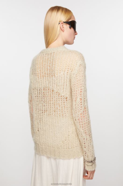 Mohair blend jumper Sand Beige Acne Studios R66LJ69 Apparel