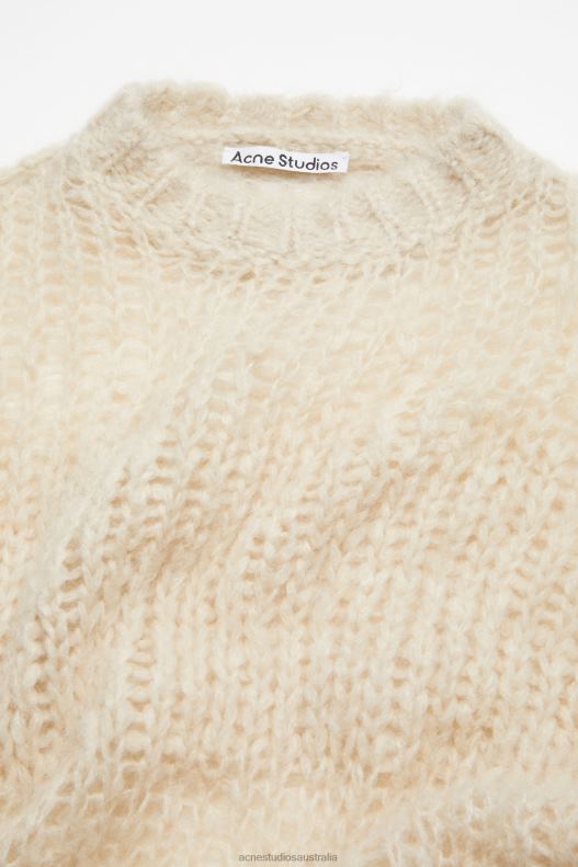 Mohair blend jumper Sand Beige Acne Studios R66LJ69 Apparel