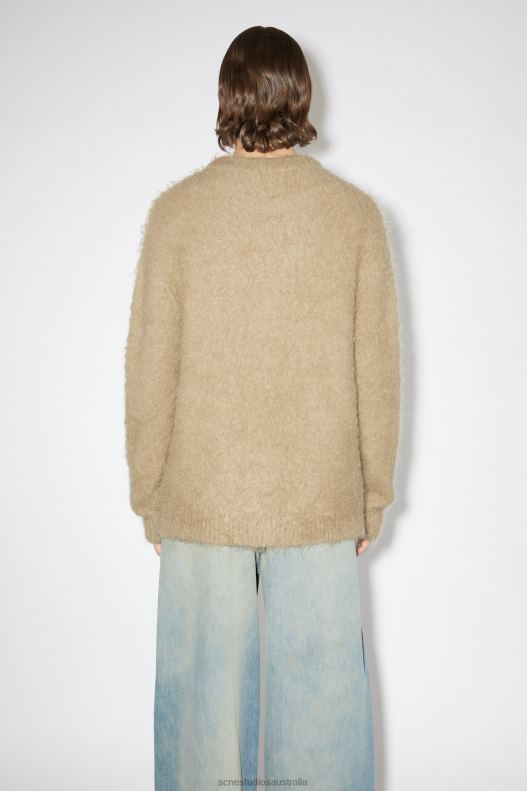 Mohair wool jumper Dark Beige Acne Studios R66LJ946 Apparel