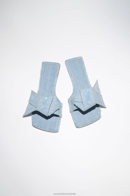 Musubi denim sandal Light Blue Acne Studios R66LJ765 Footwear