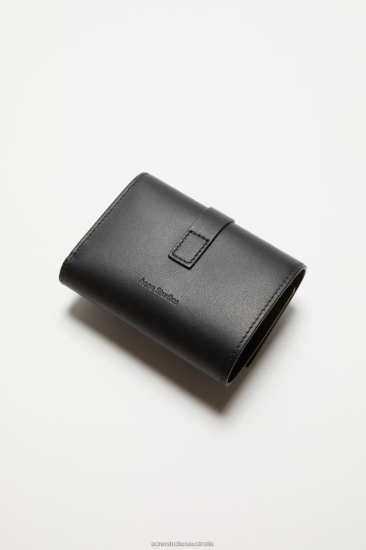 Musubi folded wallet Black Acne Studios R66LJ490 Accessories