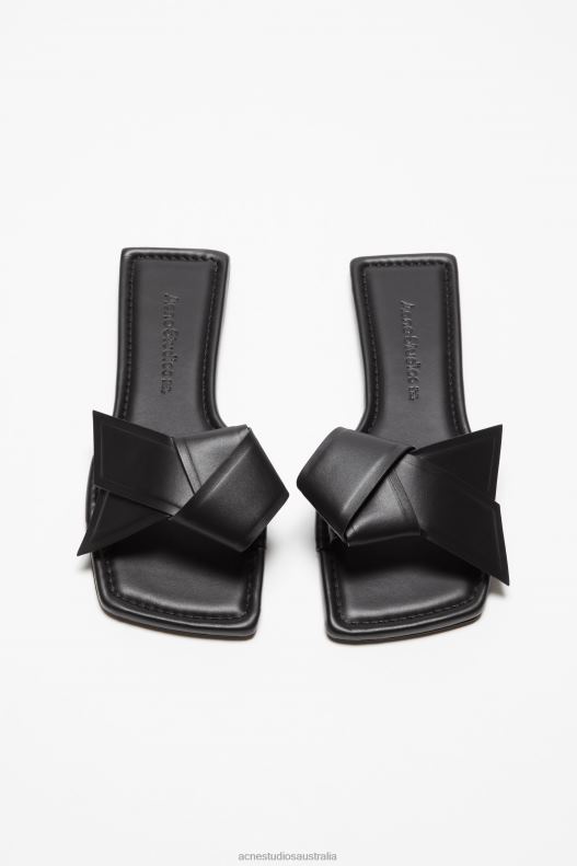 Musubi leather sandal Black Acne Studios R66LJ487 Footwear