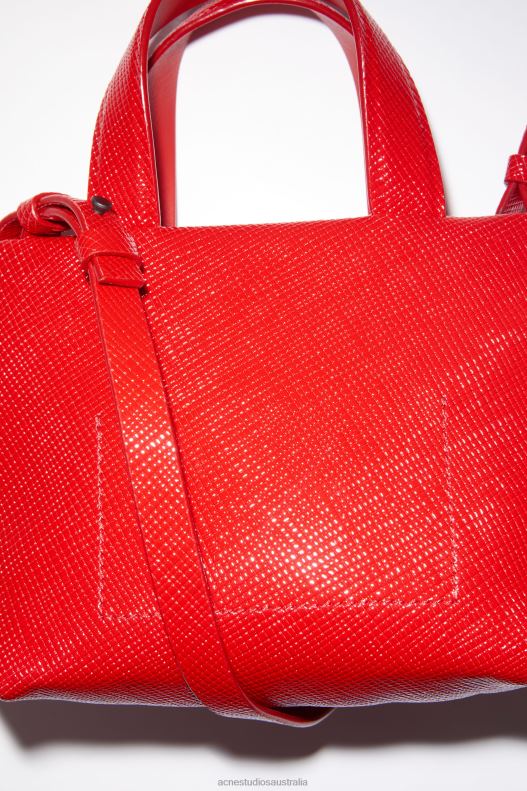 Musubi micro tote Bright Red Acne Studios R66LJ846 Accessories