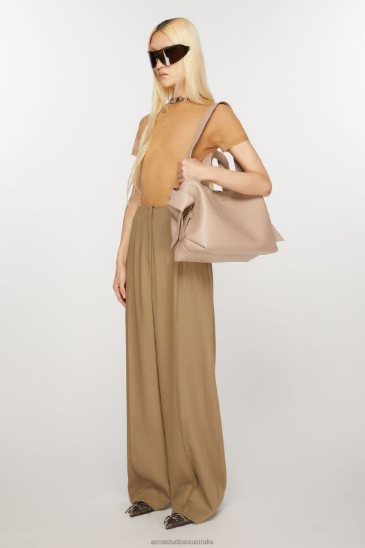 Musubi midi tote Taupe Beige Acne Studios R66LJ463 Accessories