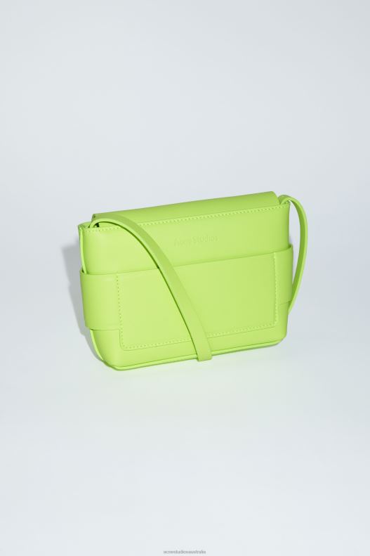 Musubi mini crossbody bag Lime Green Acne Studios R66LJ739 Accessories