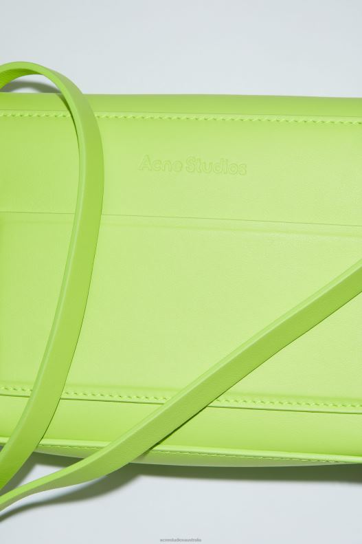 Musubi mini crossbody bag Lime Green Acne Studios R66LJ739 Accessories