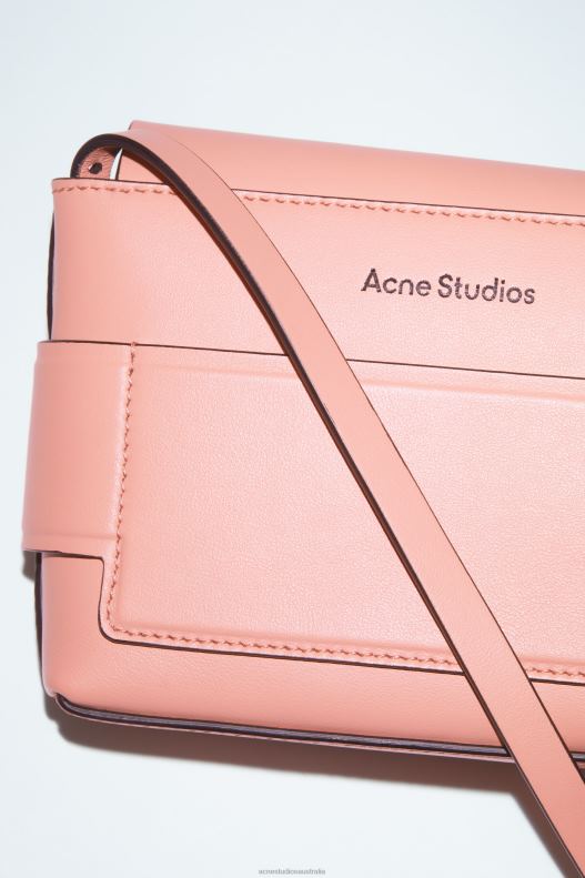 Musubi mini crossbody bag Salmon Pink Acne Studios R66LJ865 Accessories