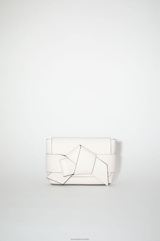 Musubi mini crossbody bag White/Black Acne Studios R66LJ826 Accessories