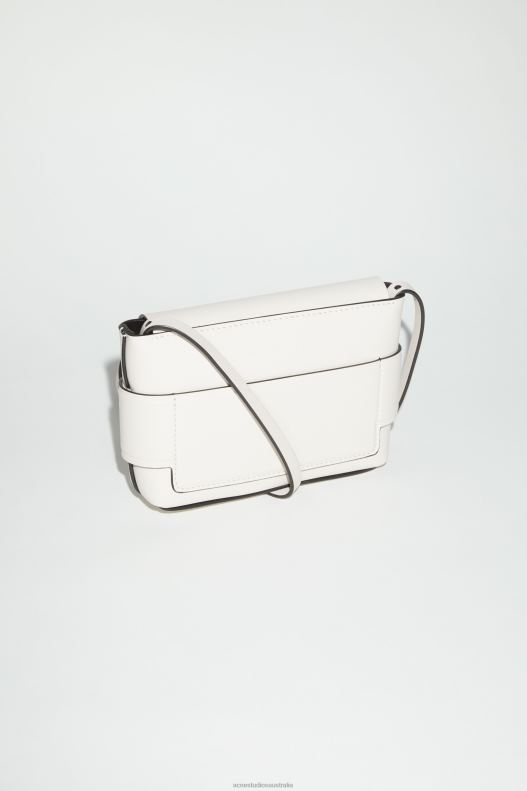 Musubi mini crossbody bag White/Black Acne Studios R66LJ826 Accessories