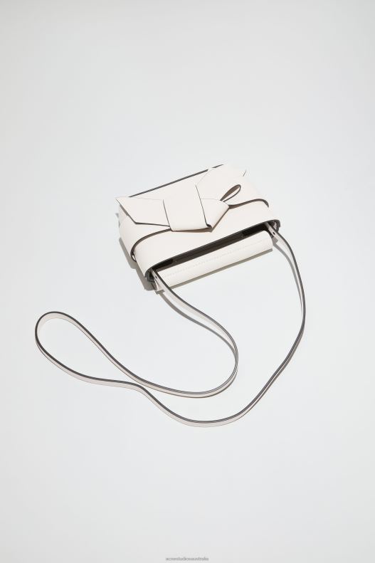 Musubi mini crossbody bag White/Black Acne Studios R66LJ826 Accessories