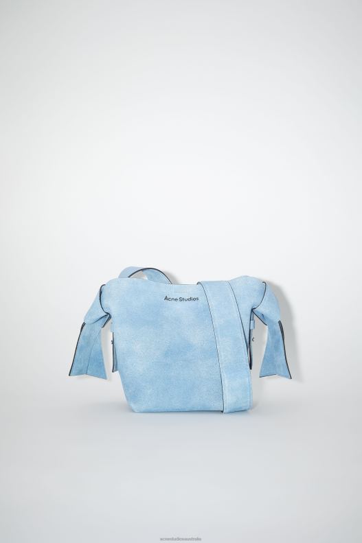 Musubi mini shoulder bag Light Blue Acne Studios R66LJ763 Accessories