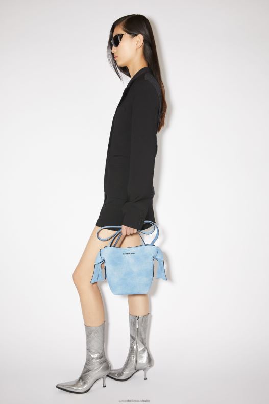 Musubi mini shoulder bag Light Blue Acne Studios R66LJ763 Accessories