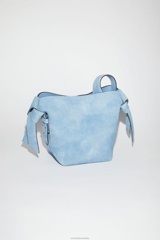 Musubi mini shoulder bag Light Blue Acne Studios R66LJ763 Accessories