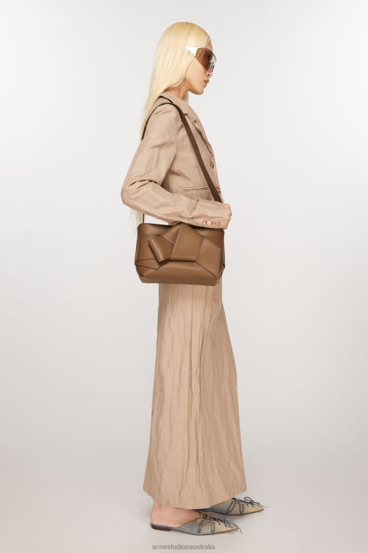 Musubi shoulder bag Camel Brown Acne Studios R66LJ717 Accessories