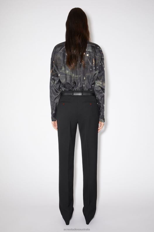 Narrow tailored trousers Black Acne Studios R66LJ330 Apparel