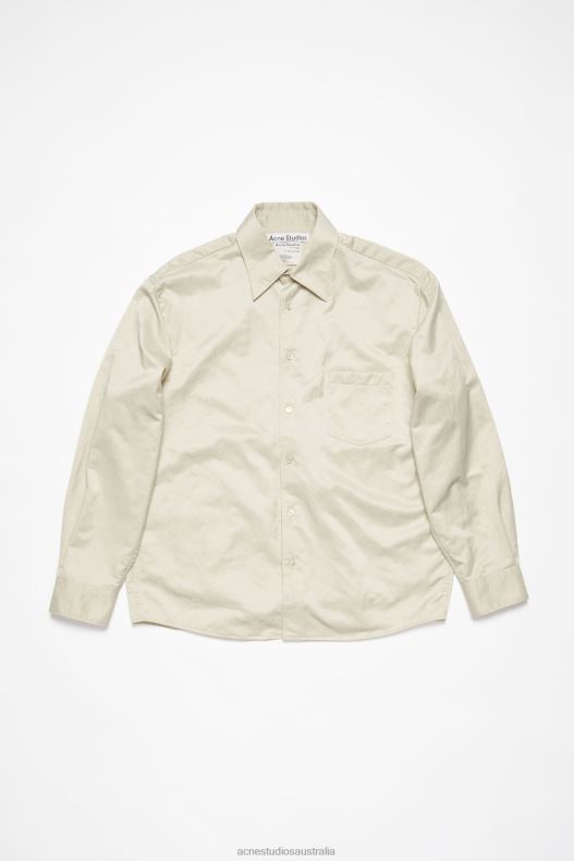 Nylon overshirt Ivory White Acne Studios R66LJ892 Apparel