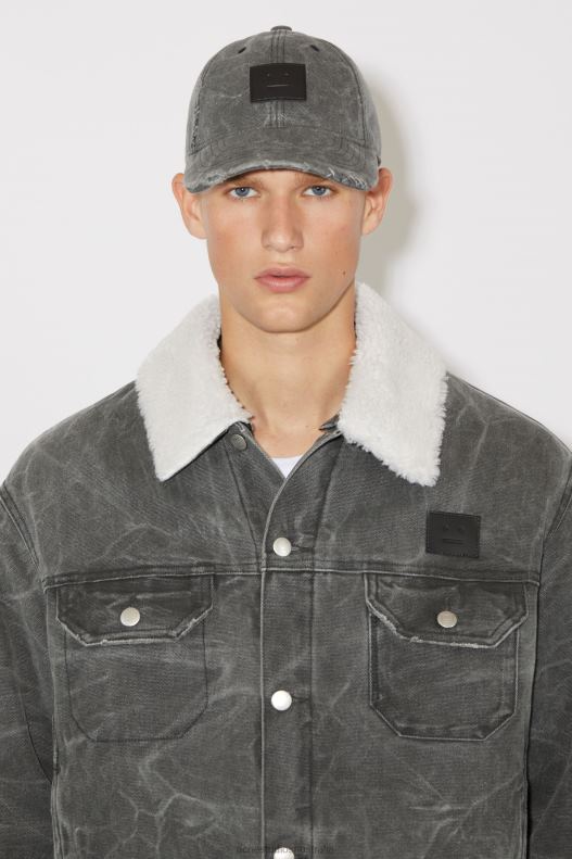 Padded denim jacket Unisex Carbon Grey Acne Studios R66LJ903 Apparel