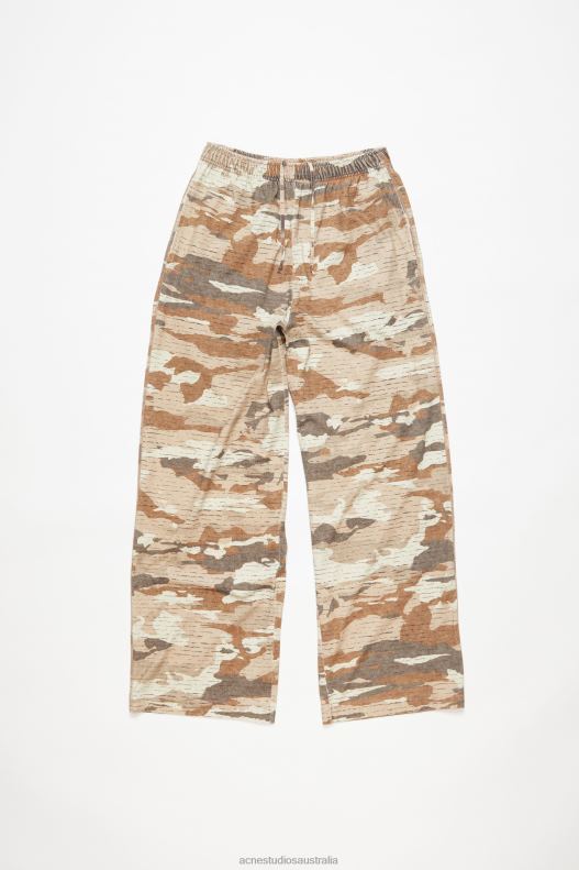 Print sweatpants Cacao Brown Acne Studios R66LJ1048 Apparel