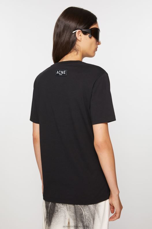 Printed t-shirt Black Acne Studios R66LJ357 Apparel