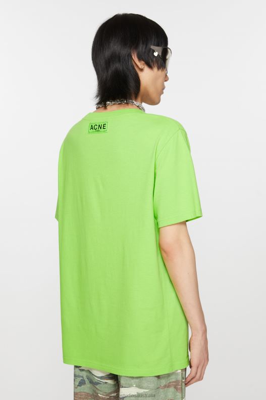 Printed t-shirt Sharp Green Acne Studios R66LJ1092 Apparel