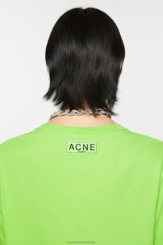 Printed t-shirt Sharp Green Acne Studios R66LJ1092 Apparel