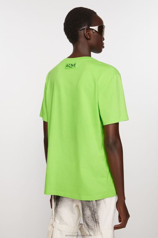 Printed t-shirt Sharp Green Acne Studios R66LJ361 Apparel