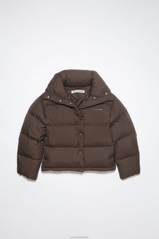 Puffer jacket Coffee Brown Acne Studios R66LJ34 Apparel