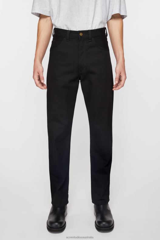 Regular fit jeans - 1950 All Black Acne Studios R66LJ1203 Apparel